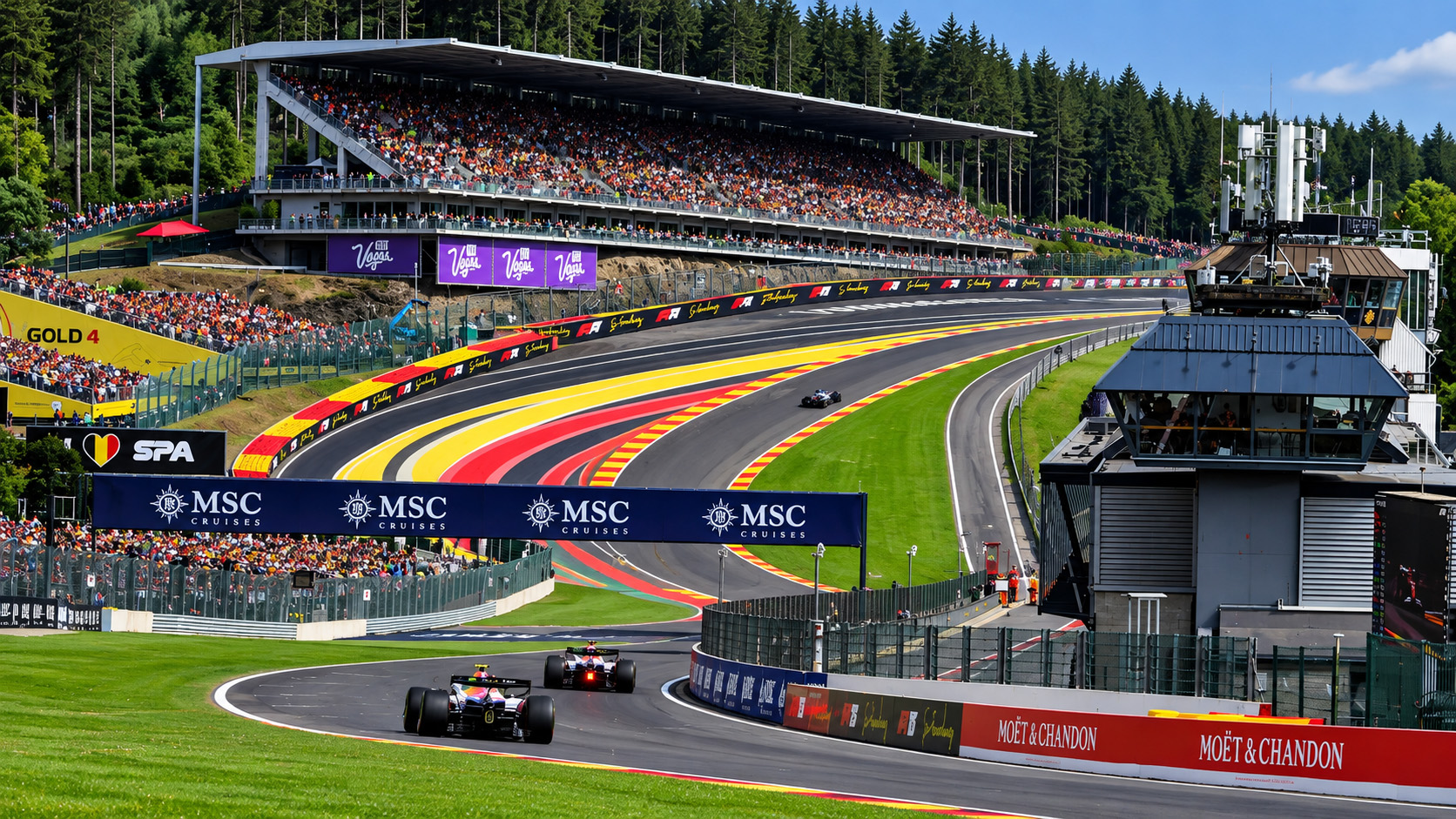 حلبة سبا فرانكورشان البلجيكية Spa-Francorchamps