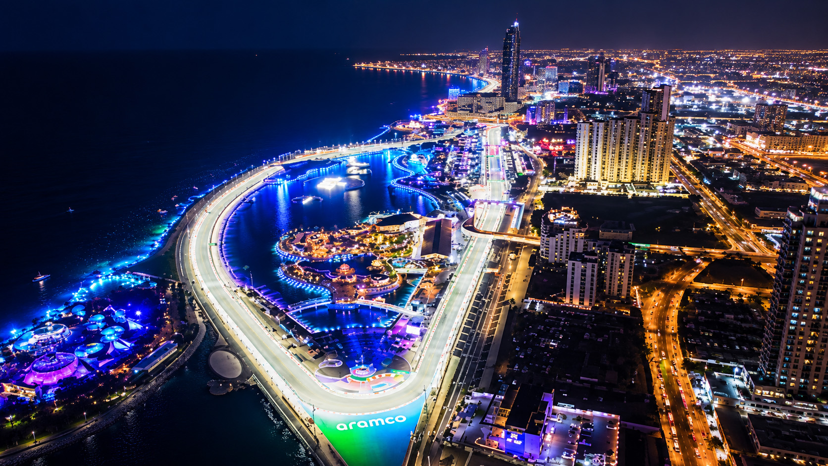 حلبة كورنيش جدة في السعودية Jeddah Corniche Circuit