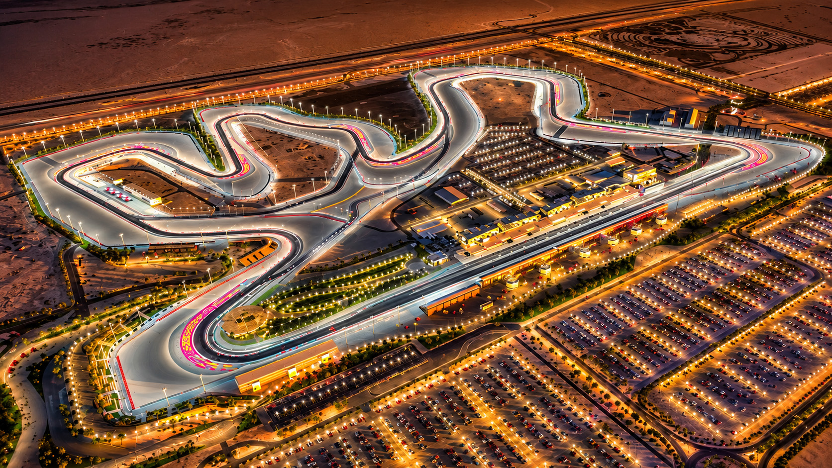 حلبة لوسيل الدولية في قطر Lusail International Circuit
