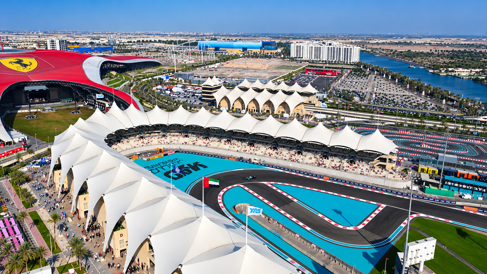 حلبة مرسى ياس في أبوظبي Yas Marina Circuit