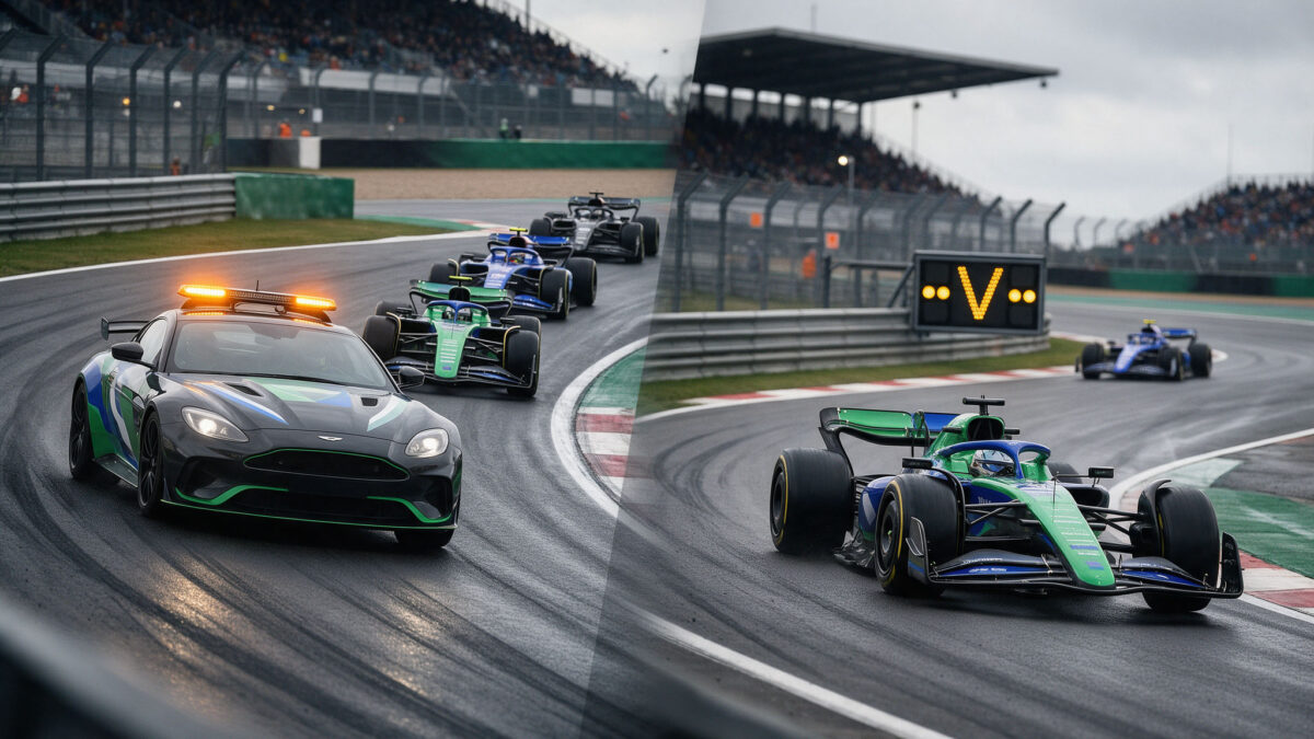 الفرق بين سيارة الأمان وVirtual Safety Car